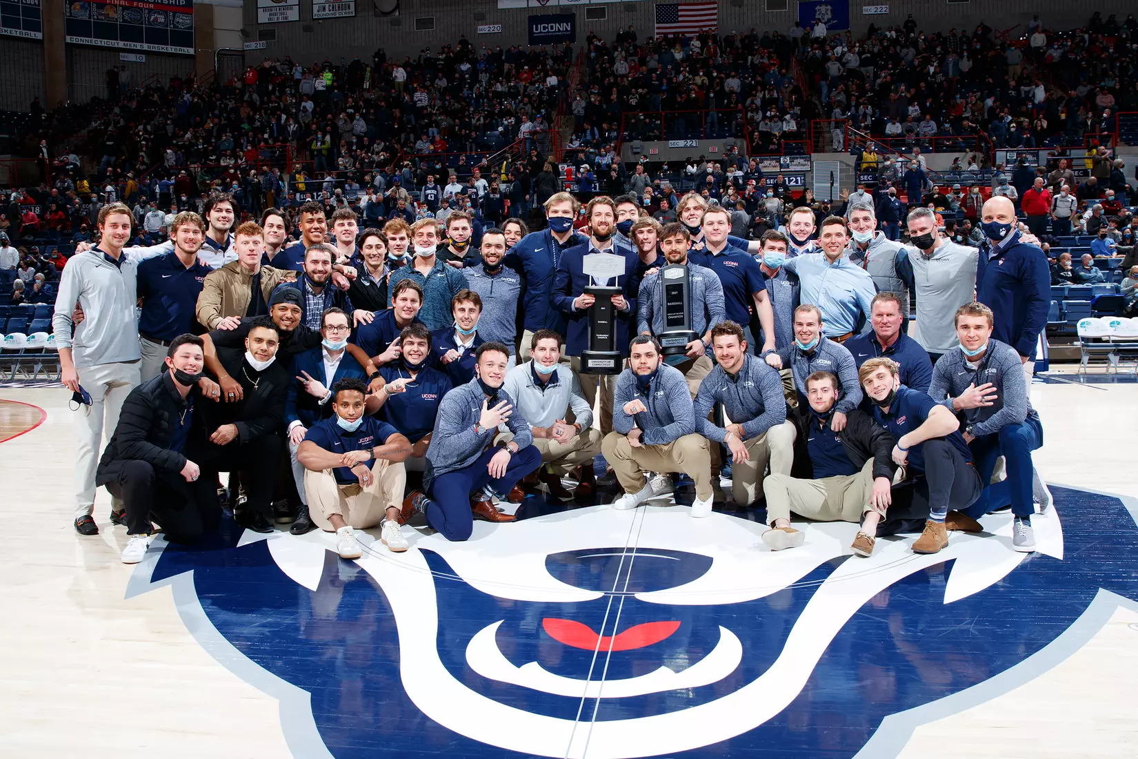 UConn vs Georgetown at Gampel Pavilion, 1/25/22