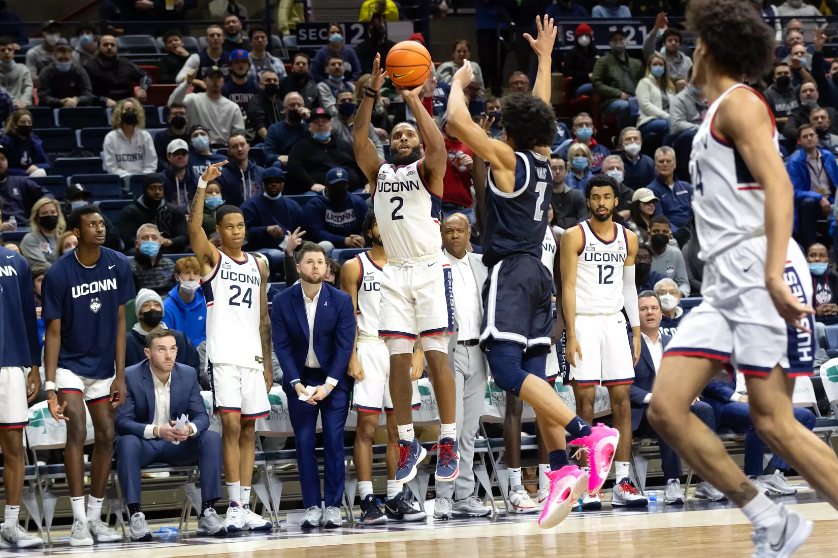 UConn vs Georgetown at Gampel Pavilion, 1/25/22