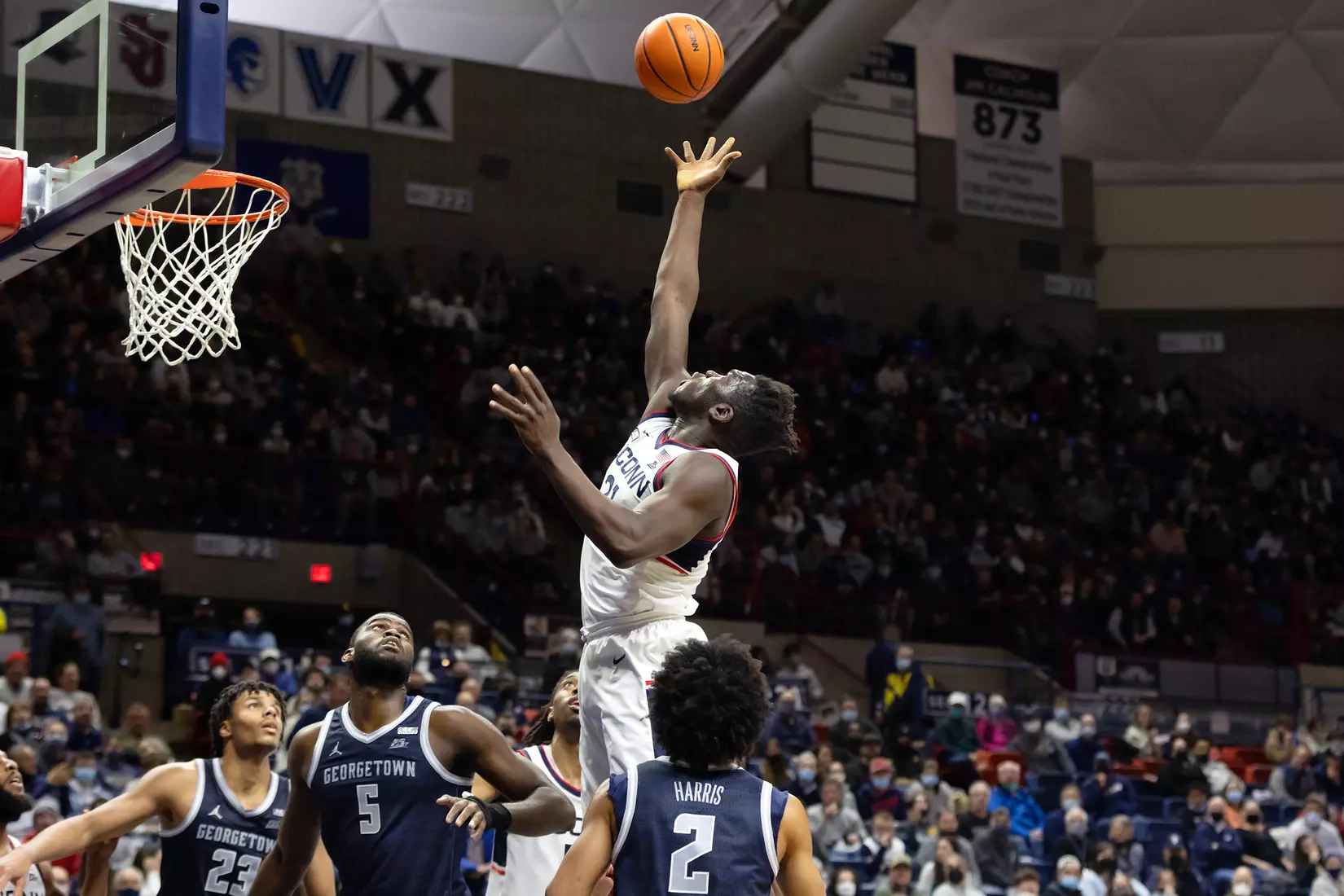 UConn vs Georgetown at Gampel Pavilion, 1/25/22