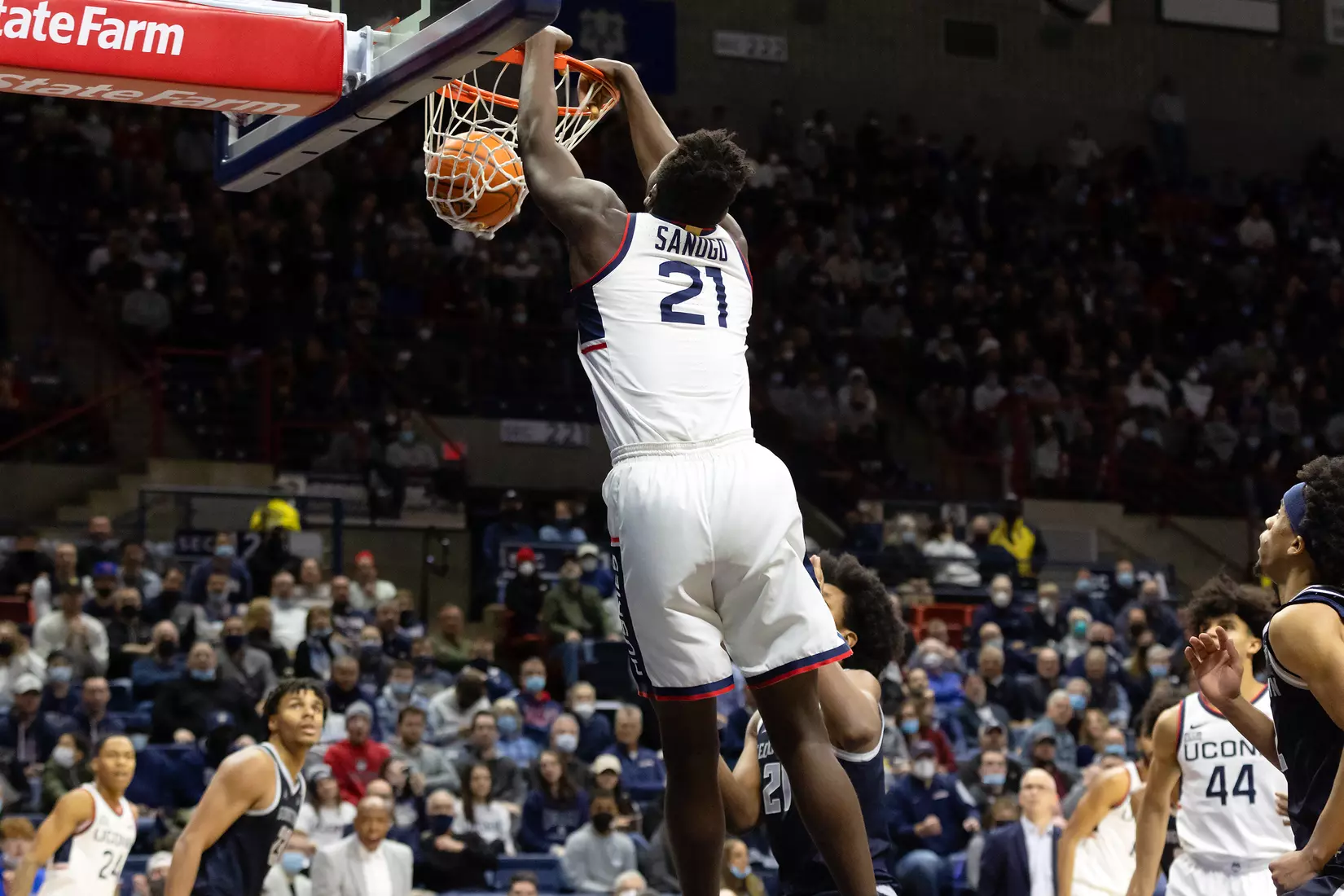 UConn vs Georgetown at Gampel Pavilion, 1/25/22