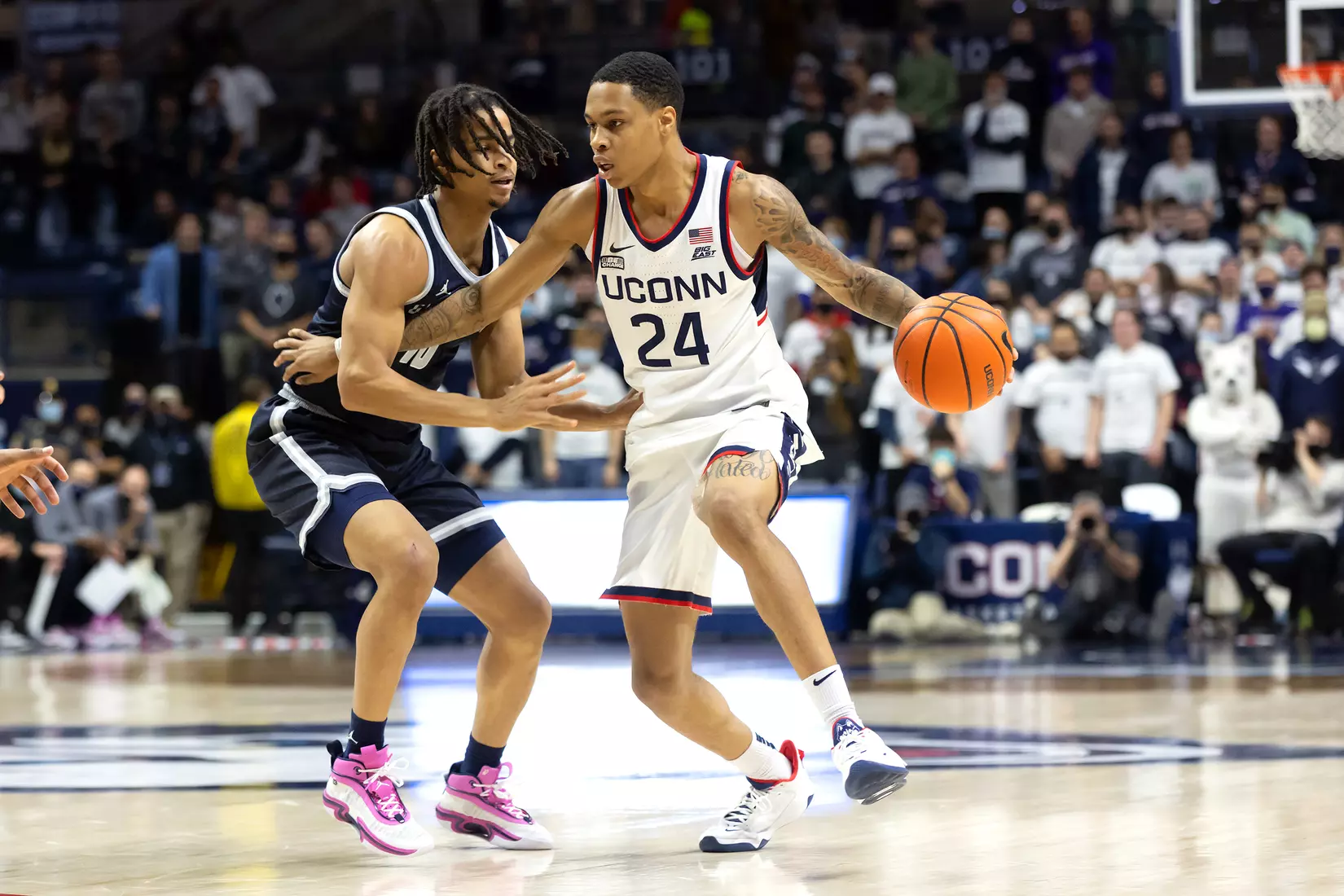 UConn vs Georgetown at Gampel Pavilion, 1/25/22