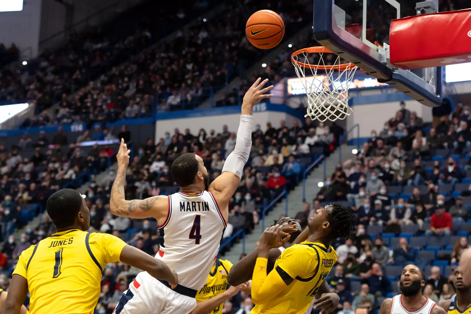 UConn vs Marquette at XL Center, Hartford, CT 2/8/22
