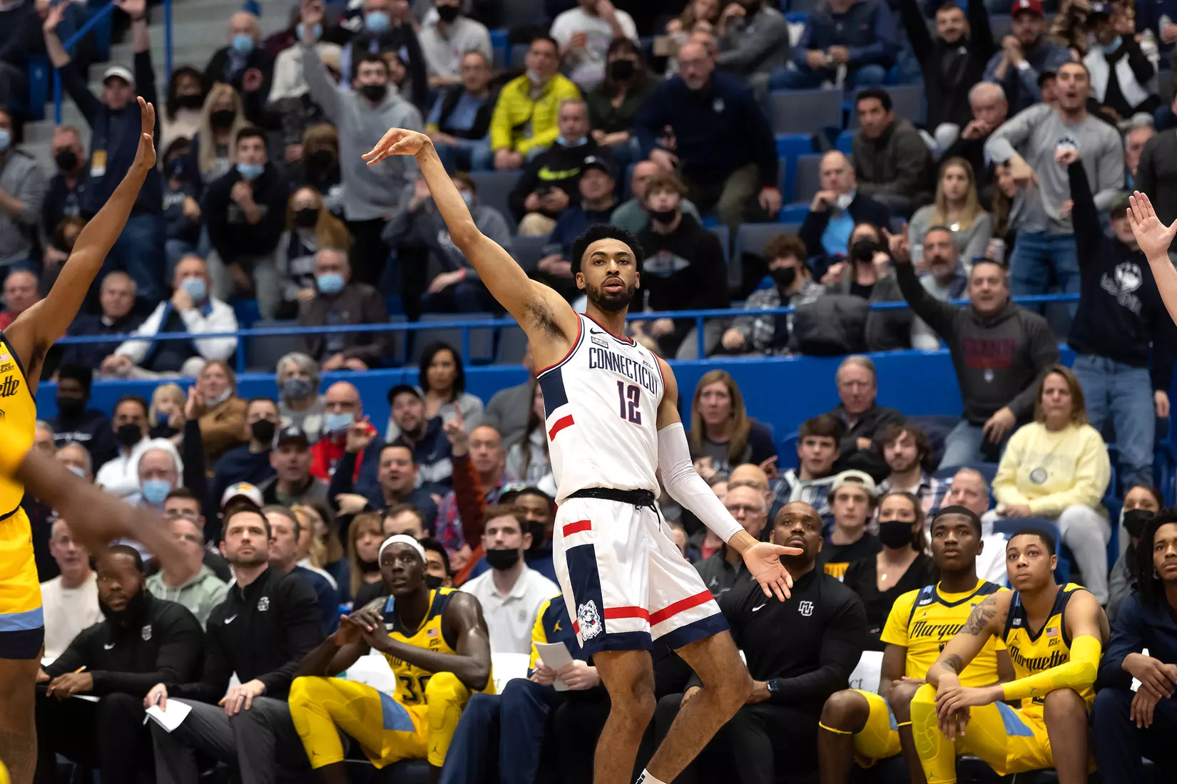 UConn vs Marquette at XL Center, Hartford, CT 2/8/22