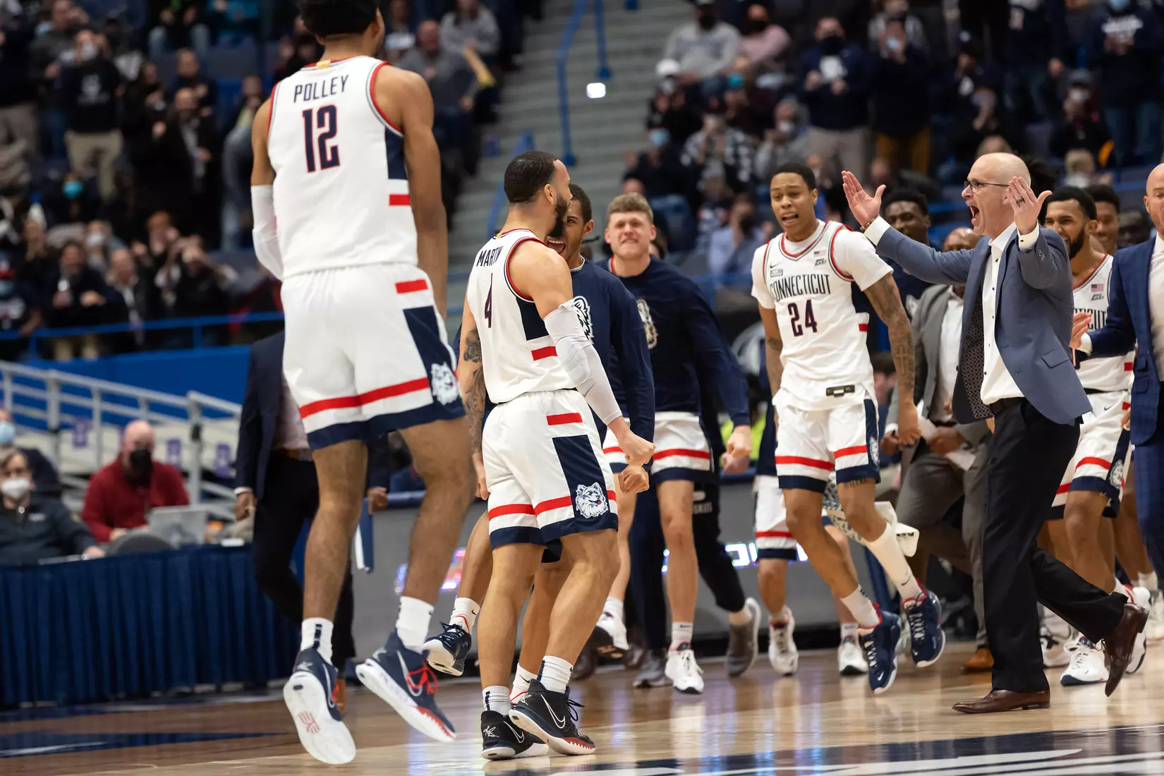 UConn vs Marquette at XL Center, Hartford, CT 2/8/22