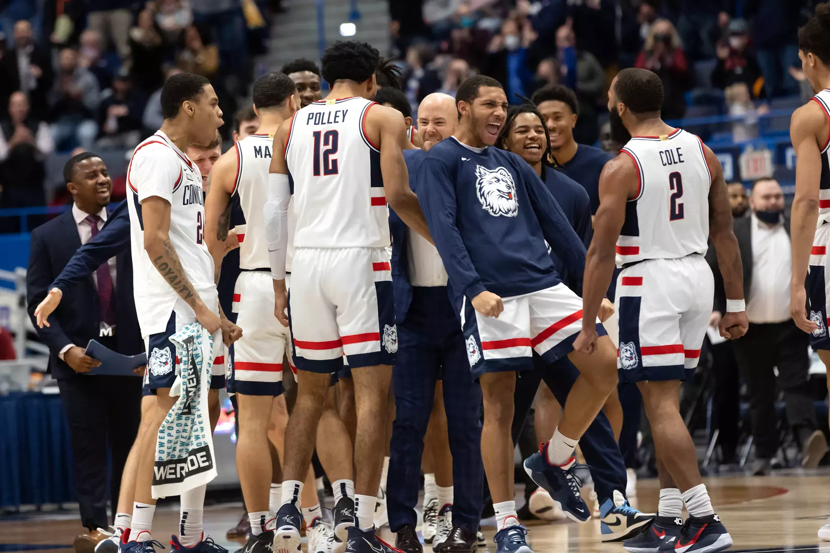UConn vs Marquette at XL Center, Hartford, CT 2/8/22