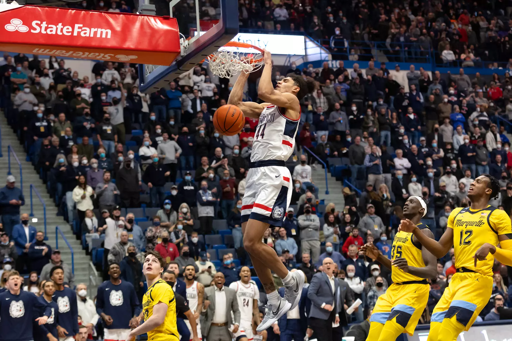 UConn vs Marquette at XL Center, Hartford, CT 2/8/22