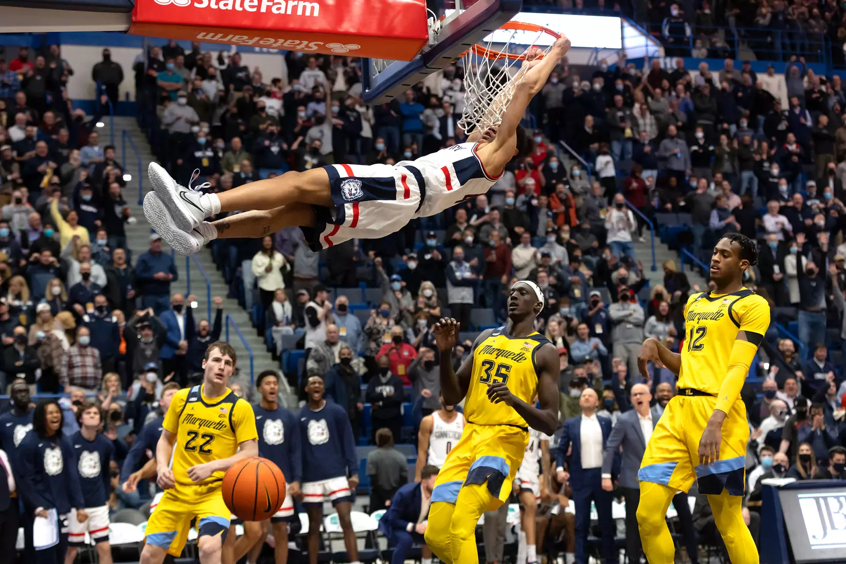 UConn vs Marquette at XL Center, Hartford, CT 2/8/22