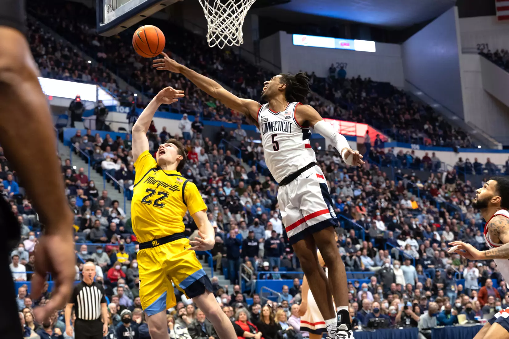 UConn vs Marquette at XL Center, Hartford, CT 2/8/22