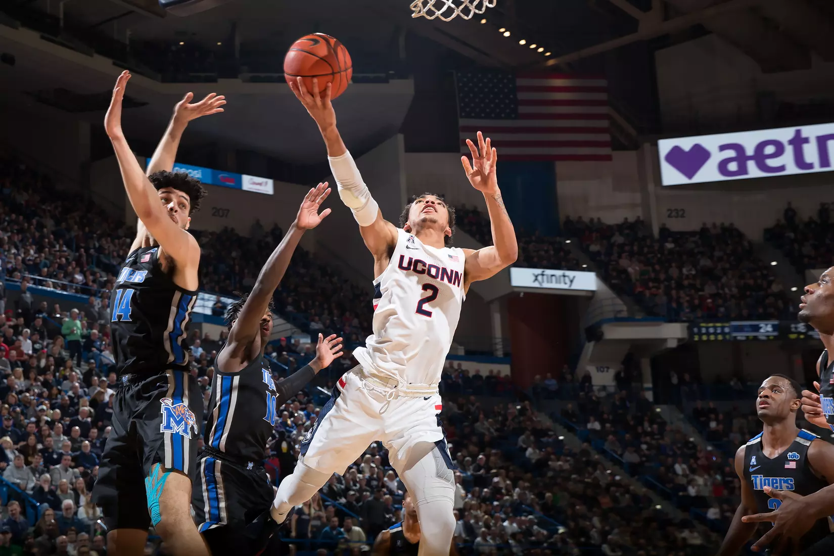 UConn vs Memphis 2/16/20