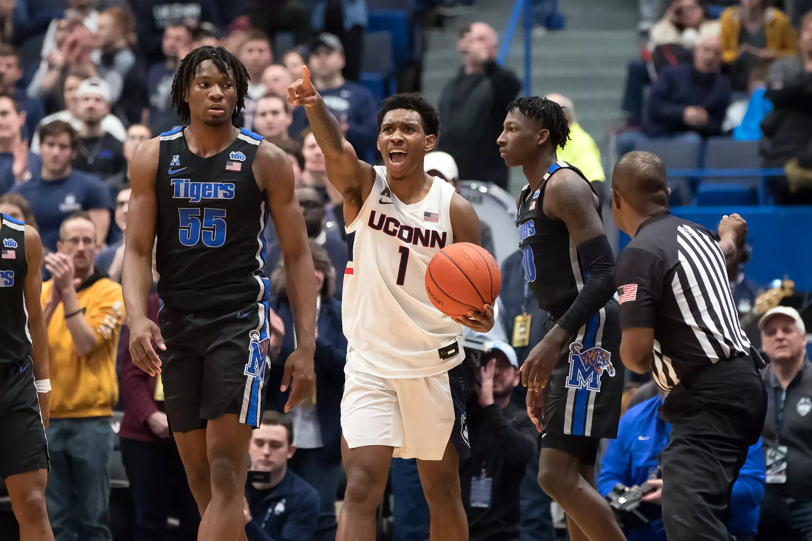 UConn vs Memphis 2/16/20