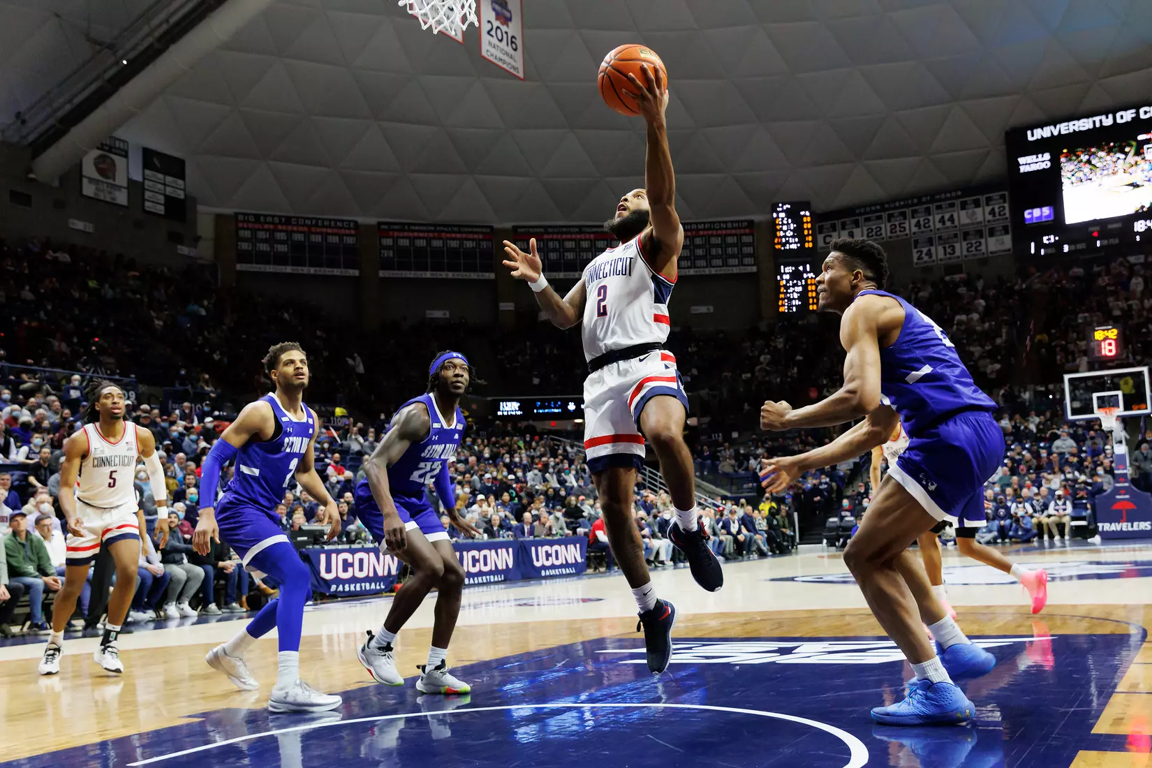 UConn vs Seton Hall at Gampel Pavilion 2/16/22