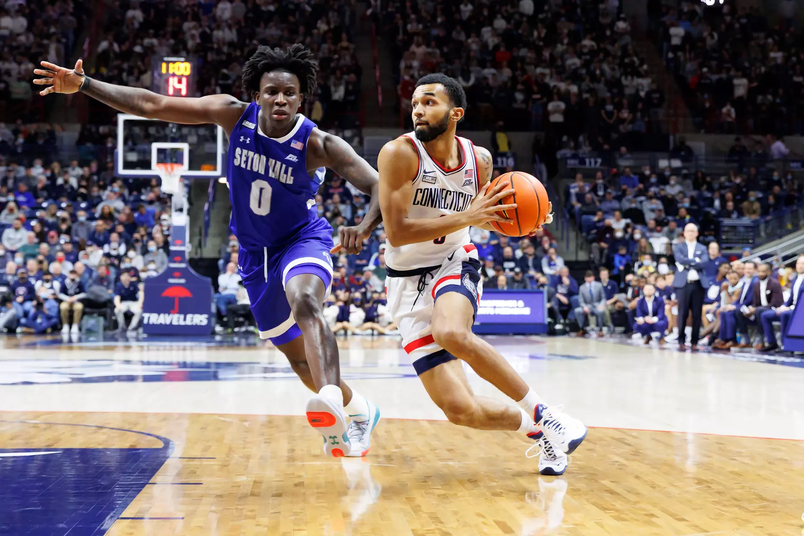 UConn vs Seton Hall at Gampel Pavilion 2/16/22