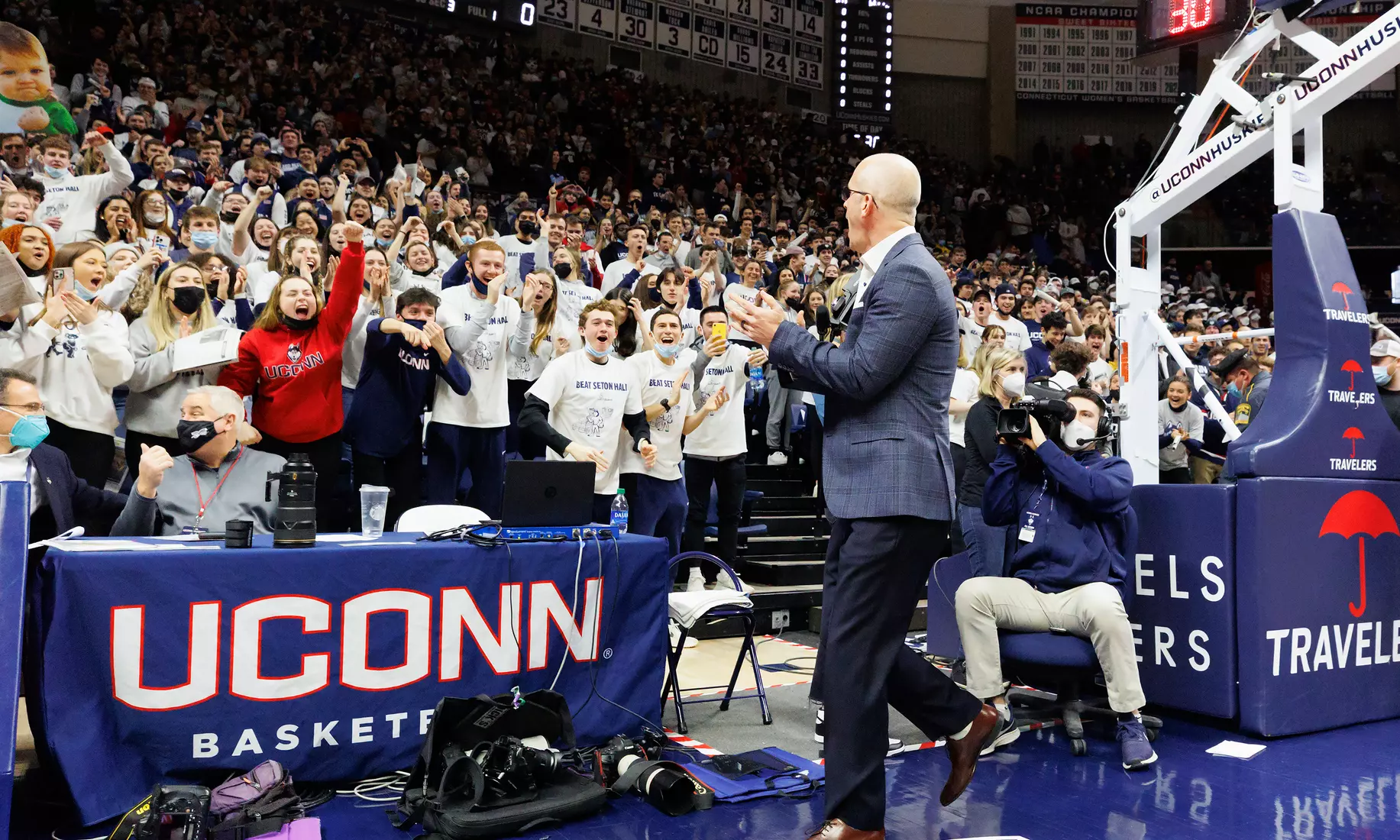 UConn vs Seton Hall at Gampel Pavilion 2/16/22