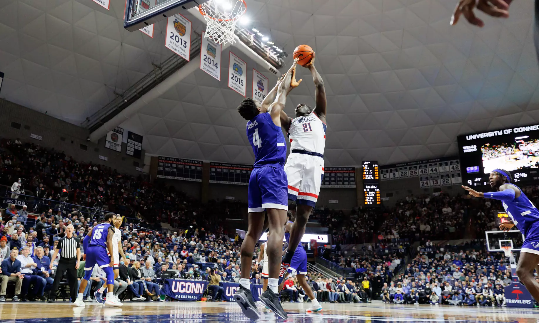 UConn vs Seton Hall at Gampel Pavilion 2/16/22