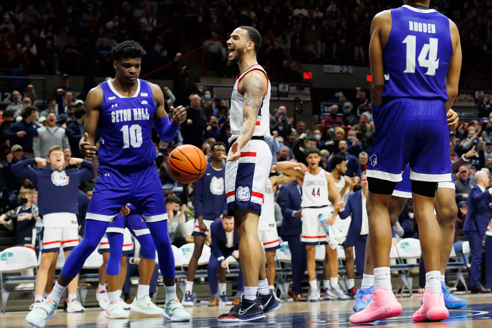 UConn vs Seton Hall at Gampel Pavilion 2/16/22