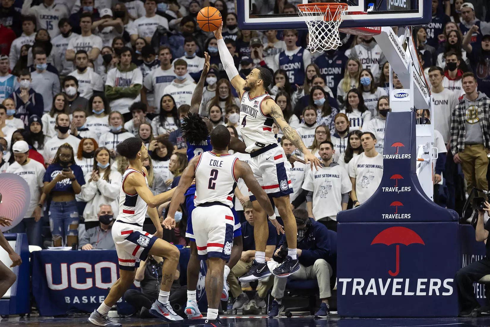 UConn vs Seton Hall at Gampel Pavilion 2/16/22