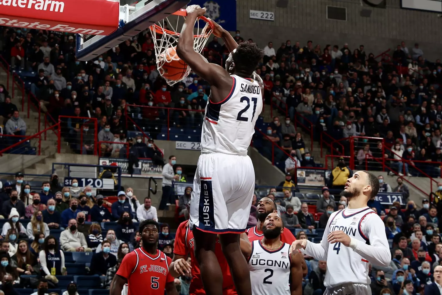UConn vs St John's at Gampel Pavilion 1/12/22