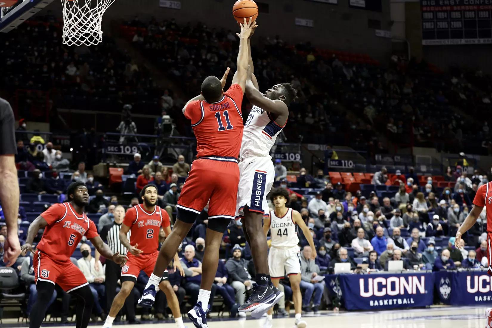 UConn vs St John's at Gampel Pavilion 1/12/22