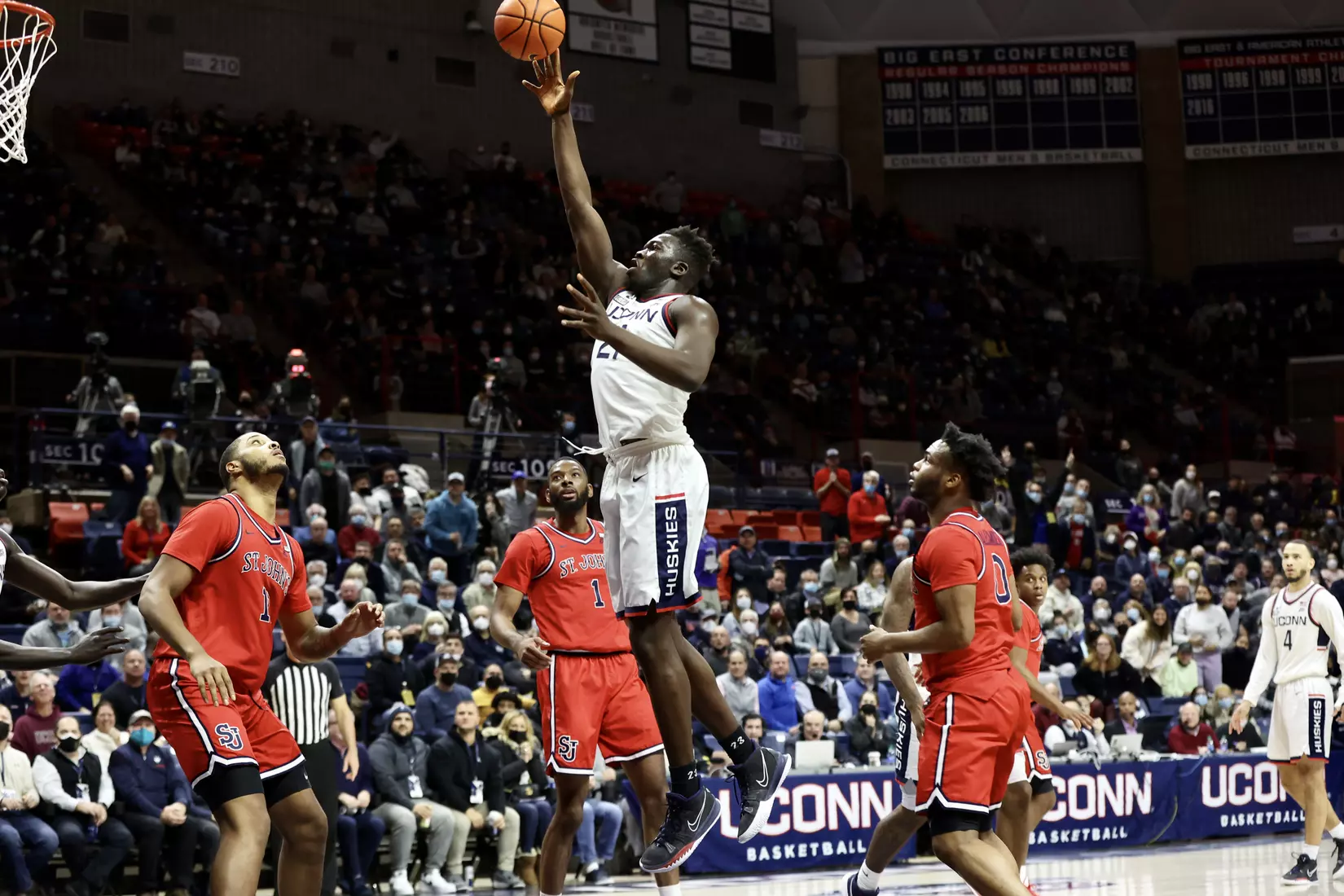 UConn vs St John's at Gampel Pavilion 1/12/22