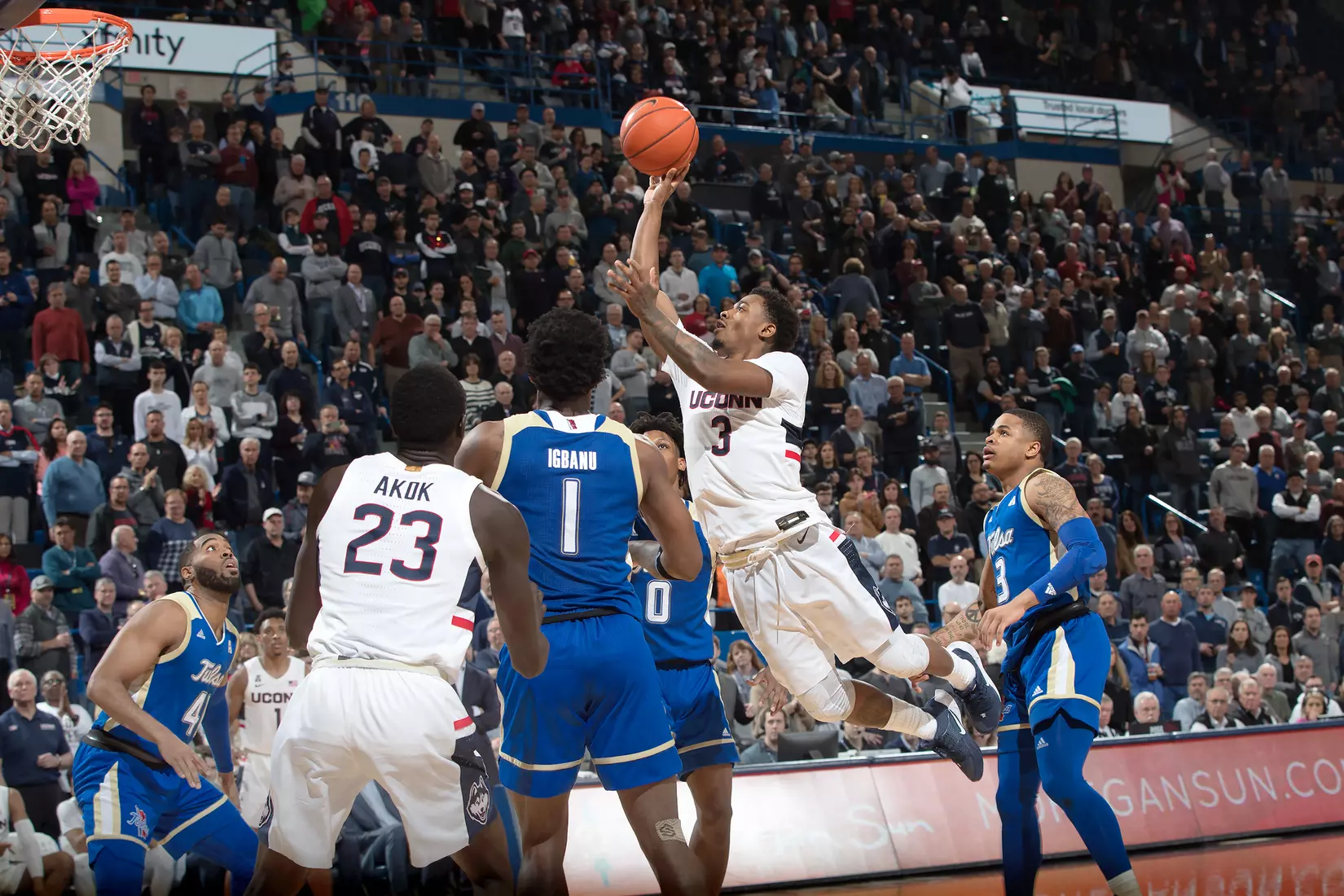 UConn vs Tulsa 1/26/20