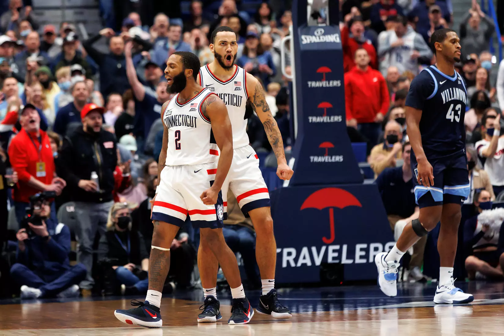 UConn vs Villanova at XL Center 2/22/22