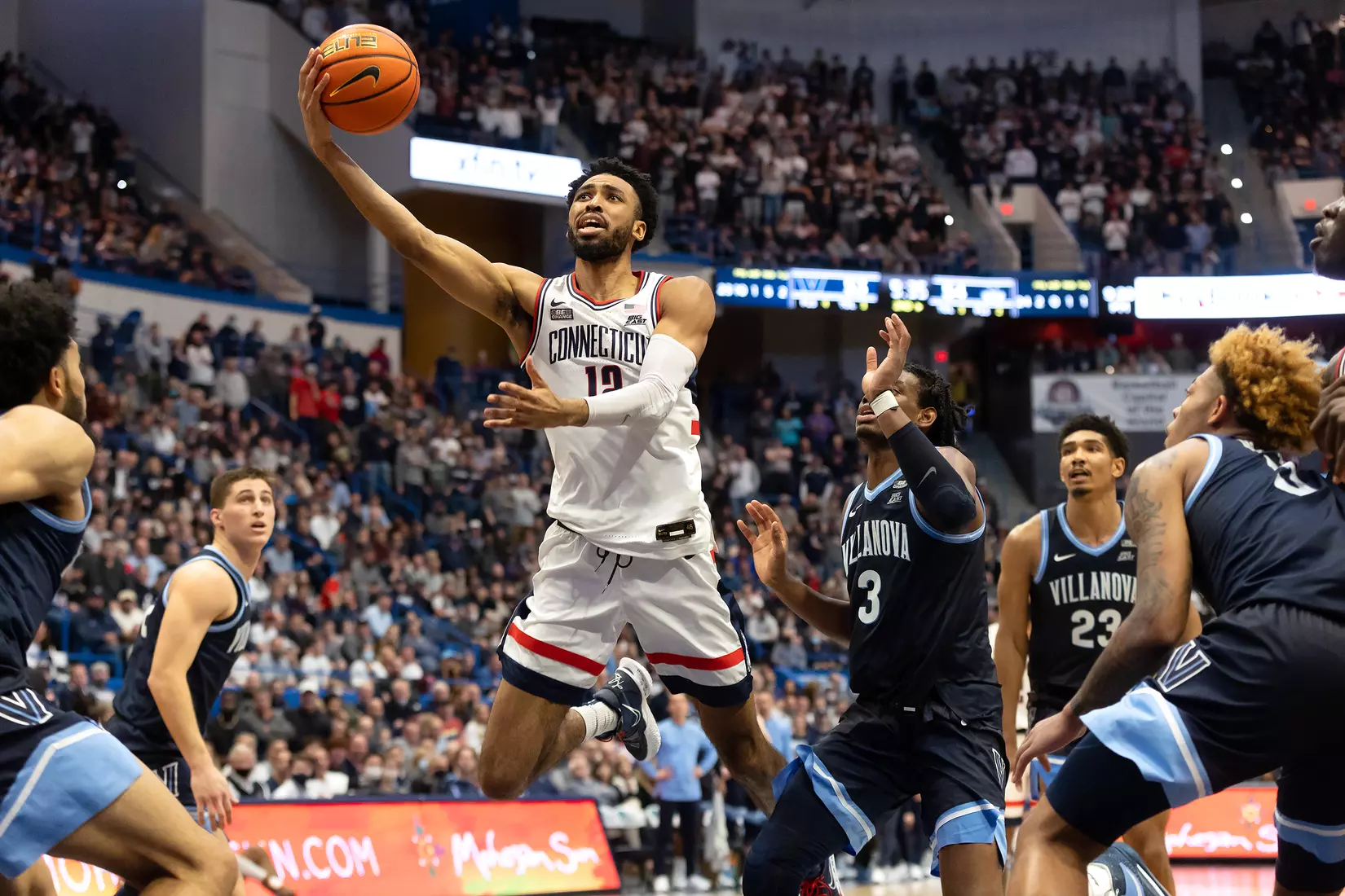 UConn vs Villanova at XL Center 2/22/22