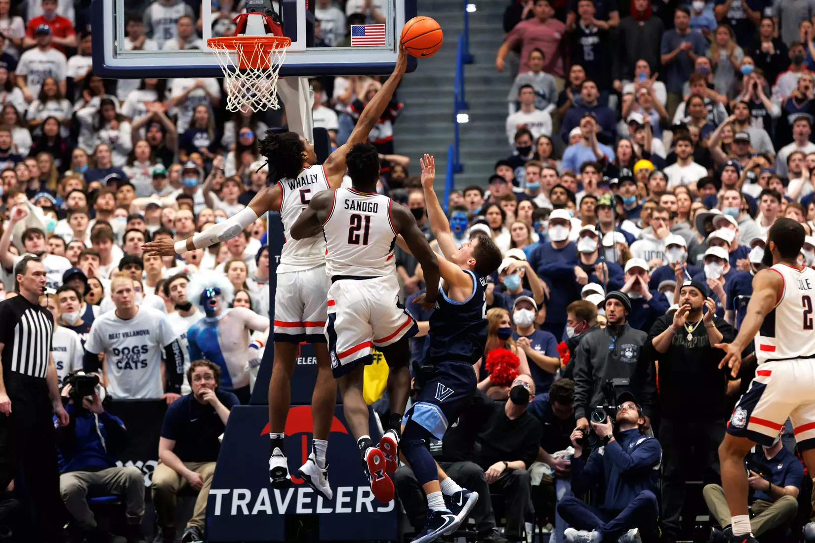 UConn vs Villanova at XL Center 2/22/22