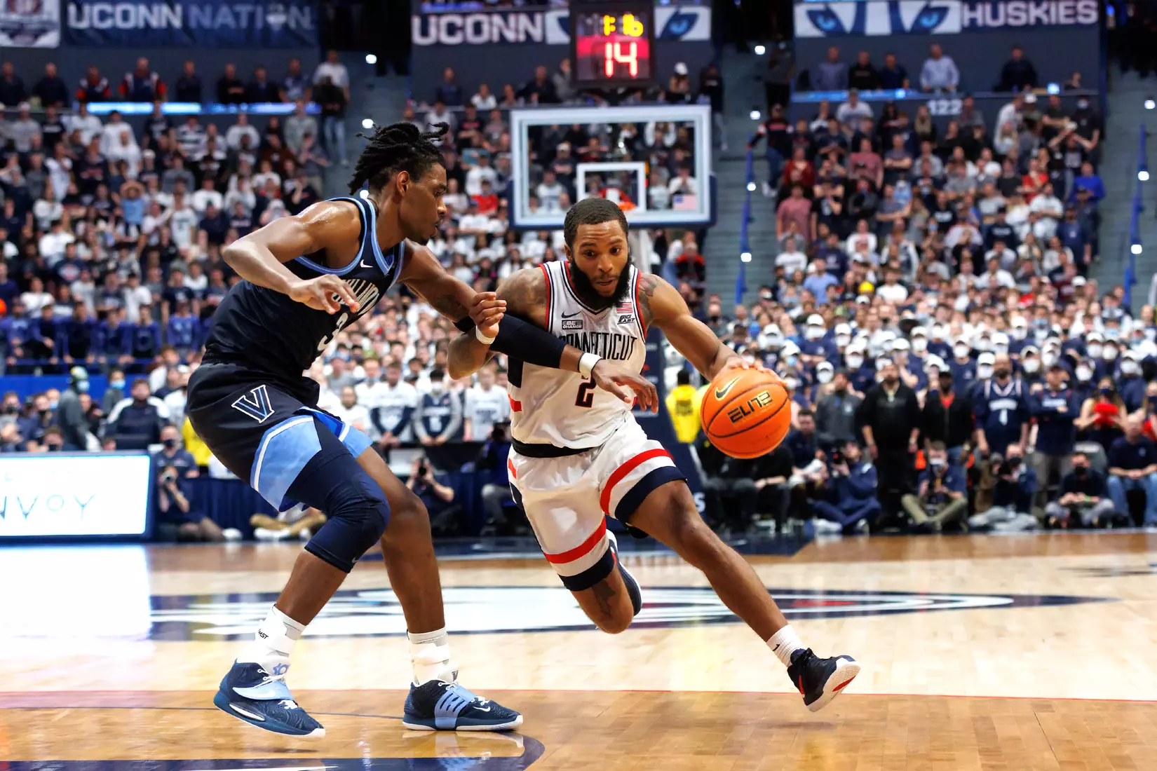UConn vs Villanova at XL Center 2/22/22