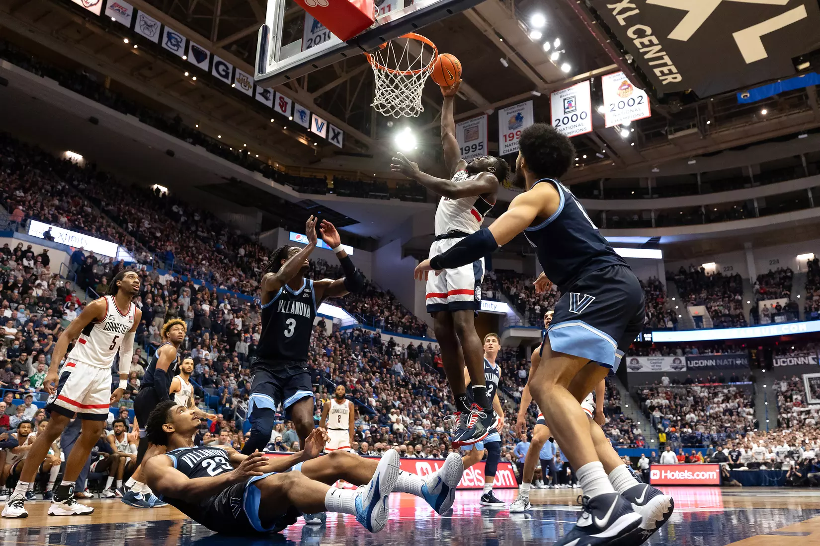 UConn vs Villanova at XL Center 2/22/22