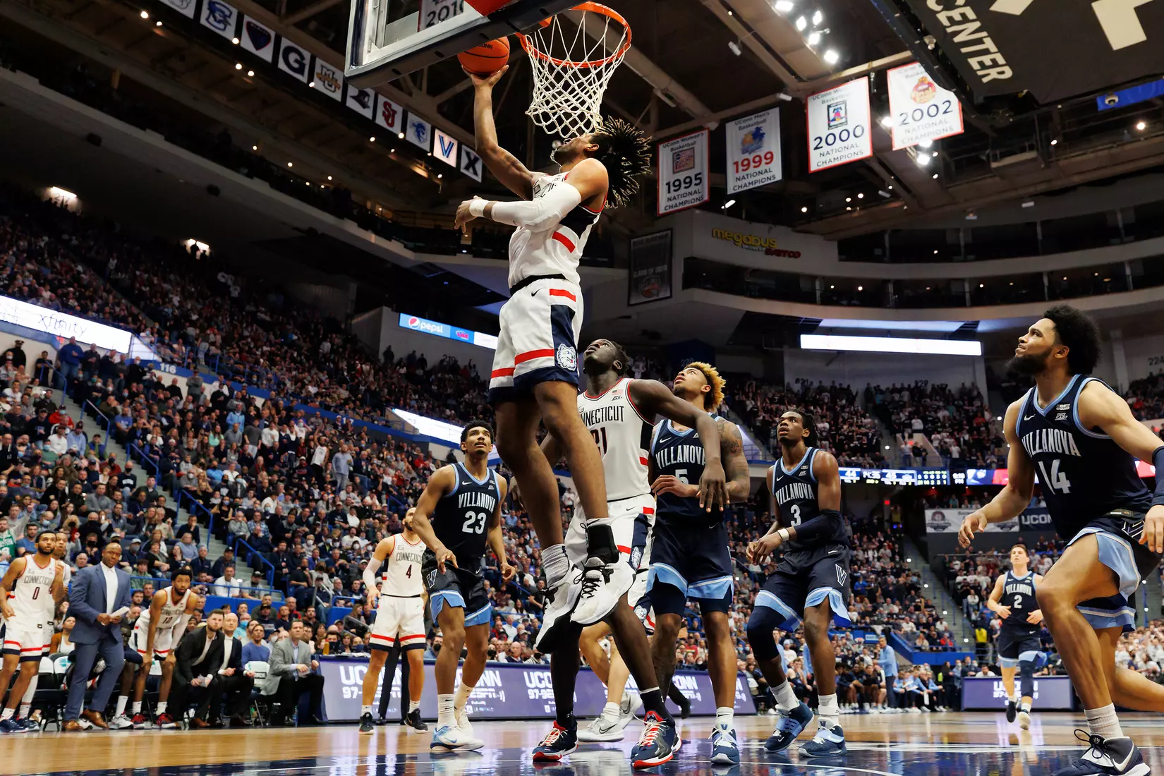 UConn vs Villanova at XL Center 2/22/22