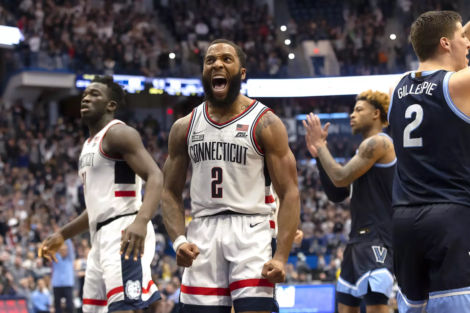 UConn vs Villanova at XL Center 2/22/22