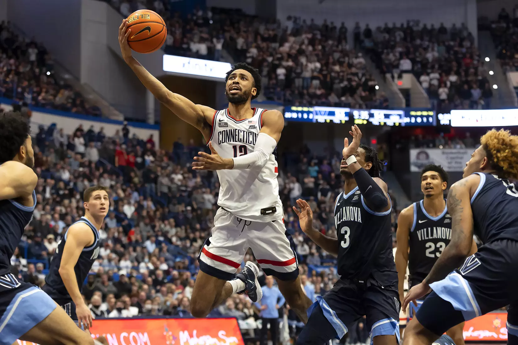 UConn vs Villanova at XL Center 2/22/22