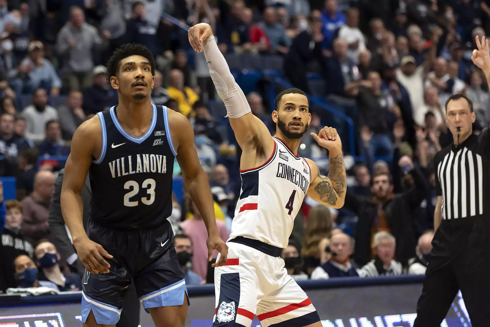 UConn vs Villanova at XL Center 2/22/22