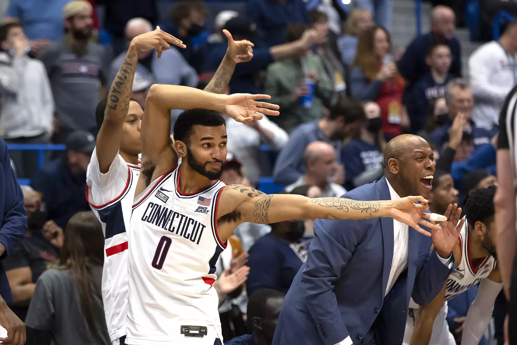 UConn vs Villanova at XL Center 2/22/22