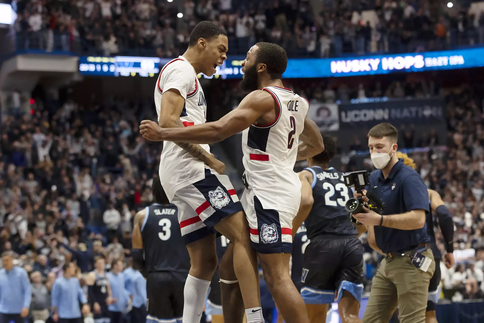 UConn vs Villanova at XL Center 2/22/22