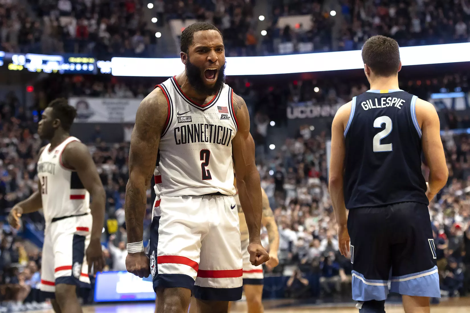 UConn vs Villanova at XL Center 2/22/22