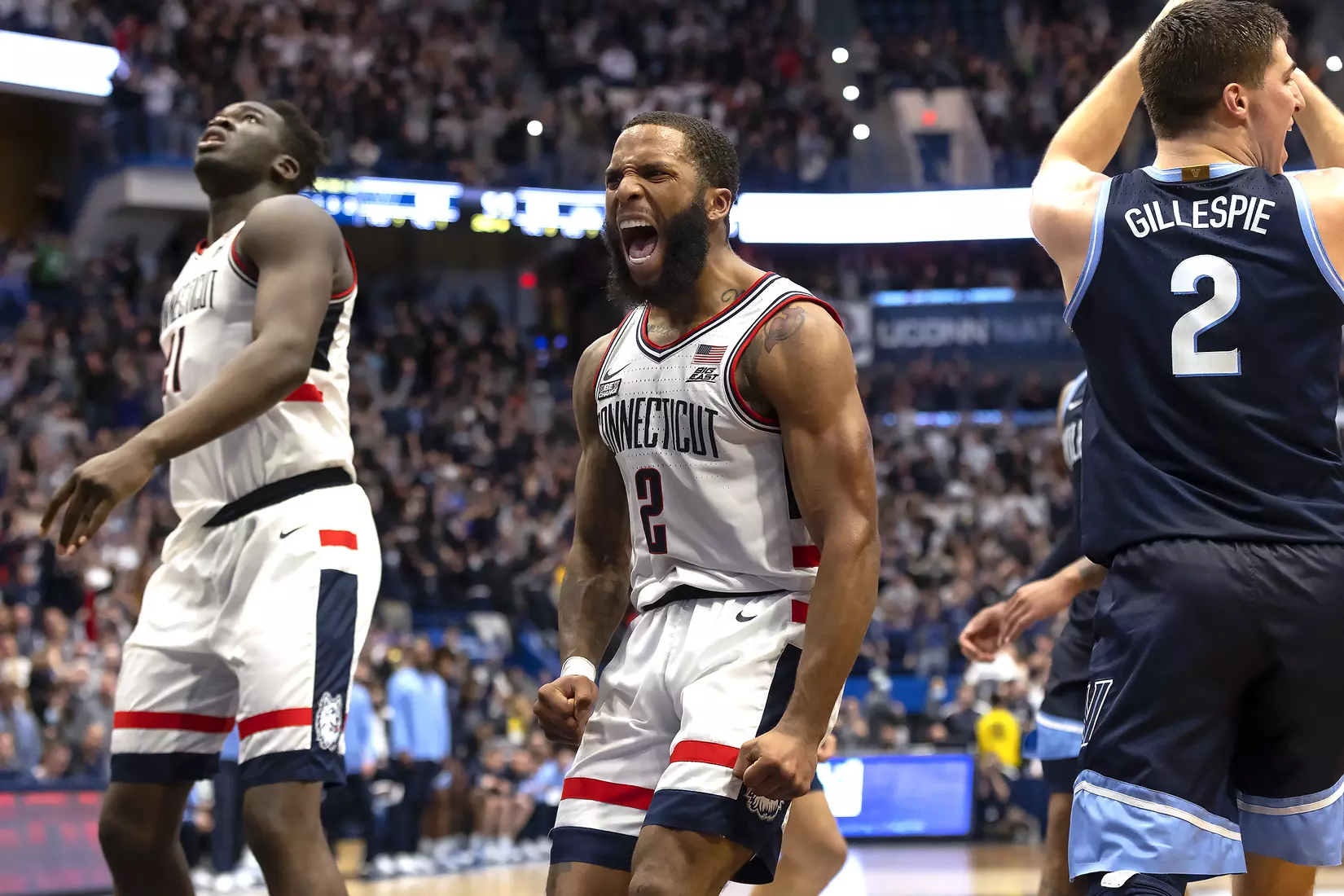 UConn vs Villanova at XL Center 2/22/22