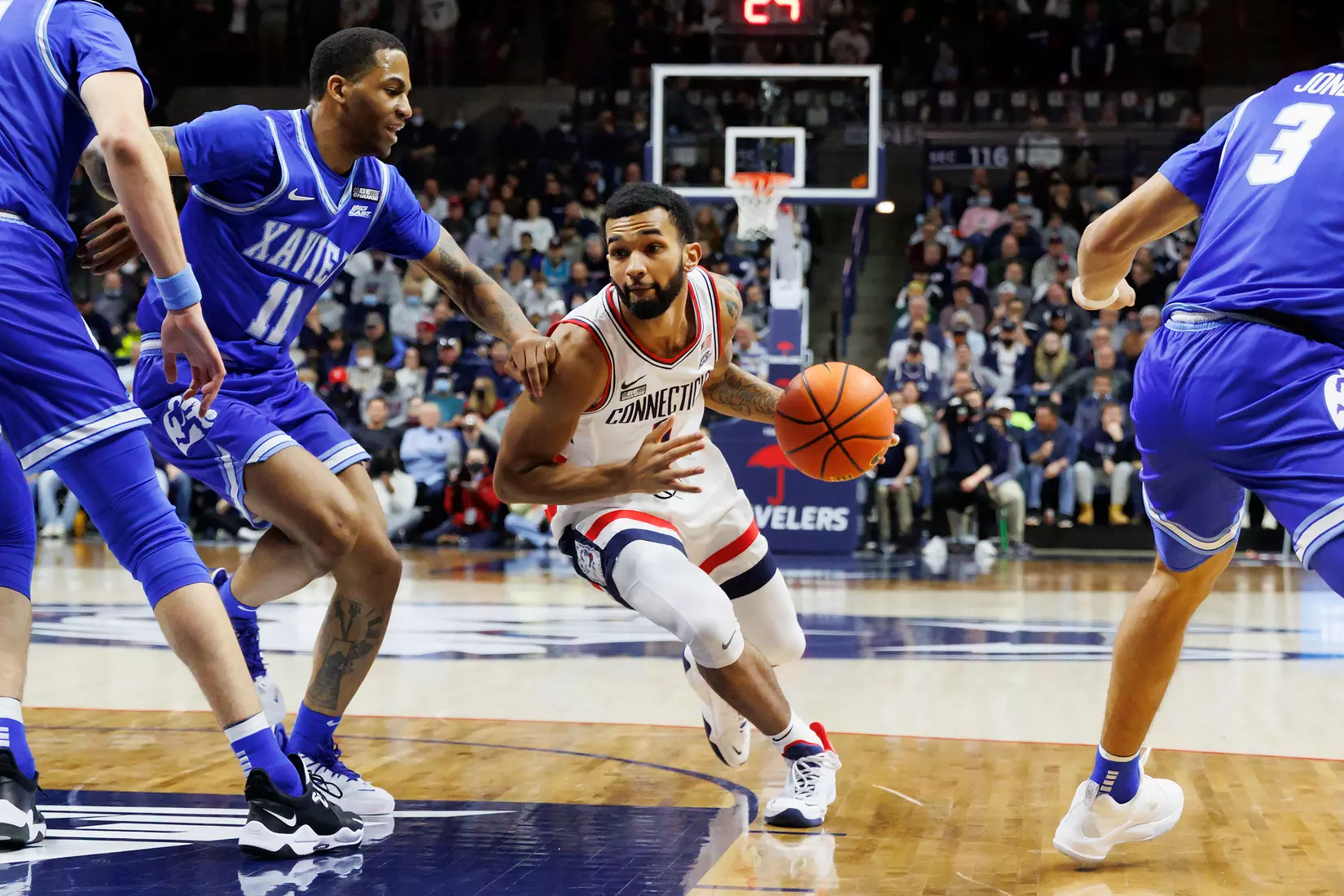 UConn vs Xavier at Gampel Pavilion 2/19/22