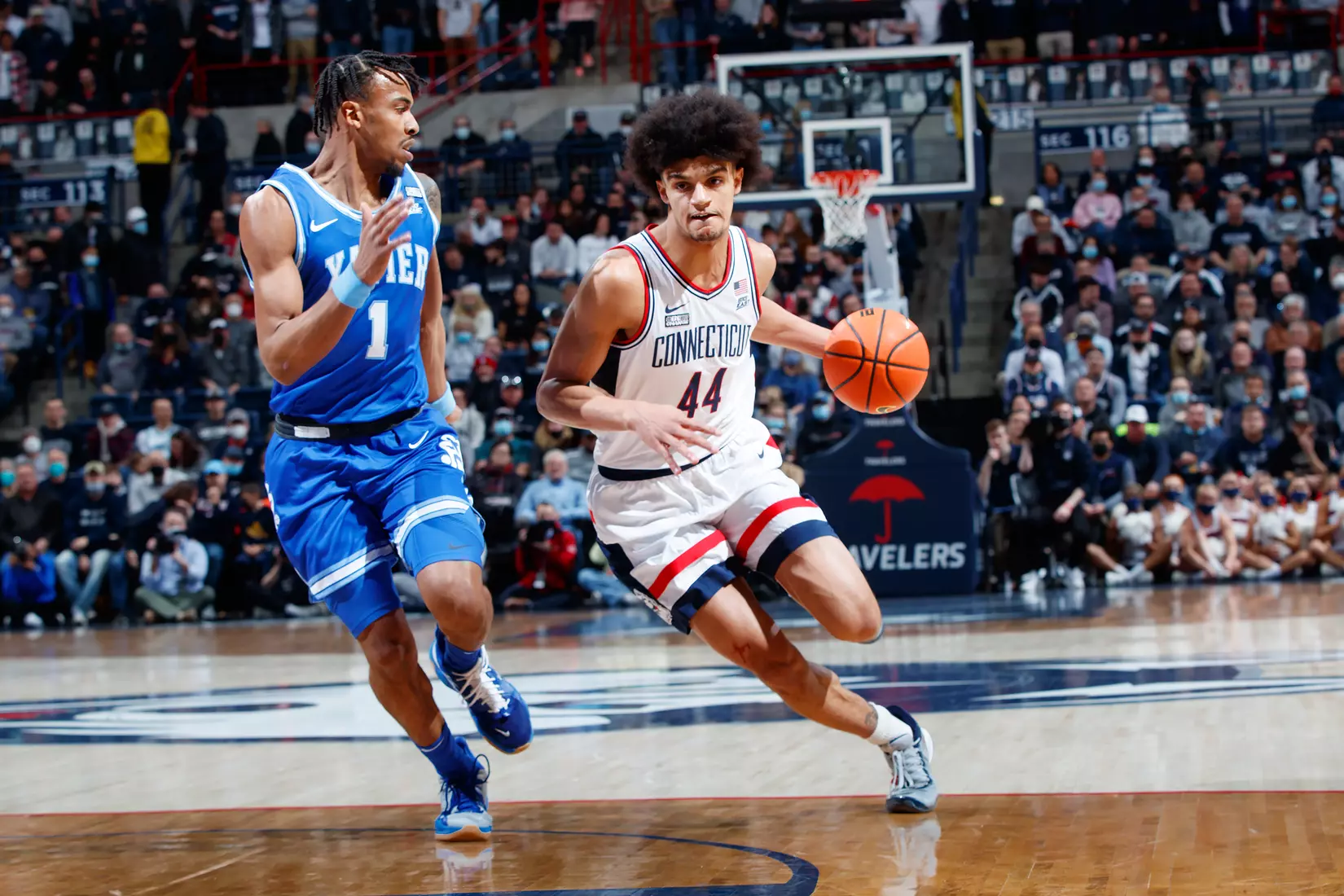 UConn vs Xavier at Gampel Pavilion 2/19/22