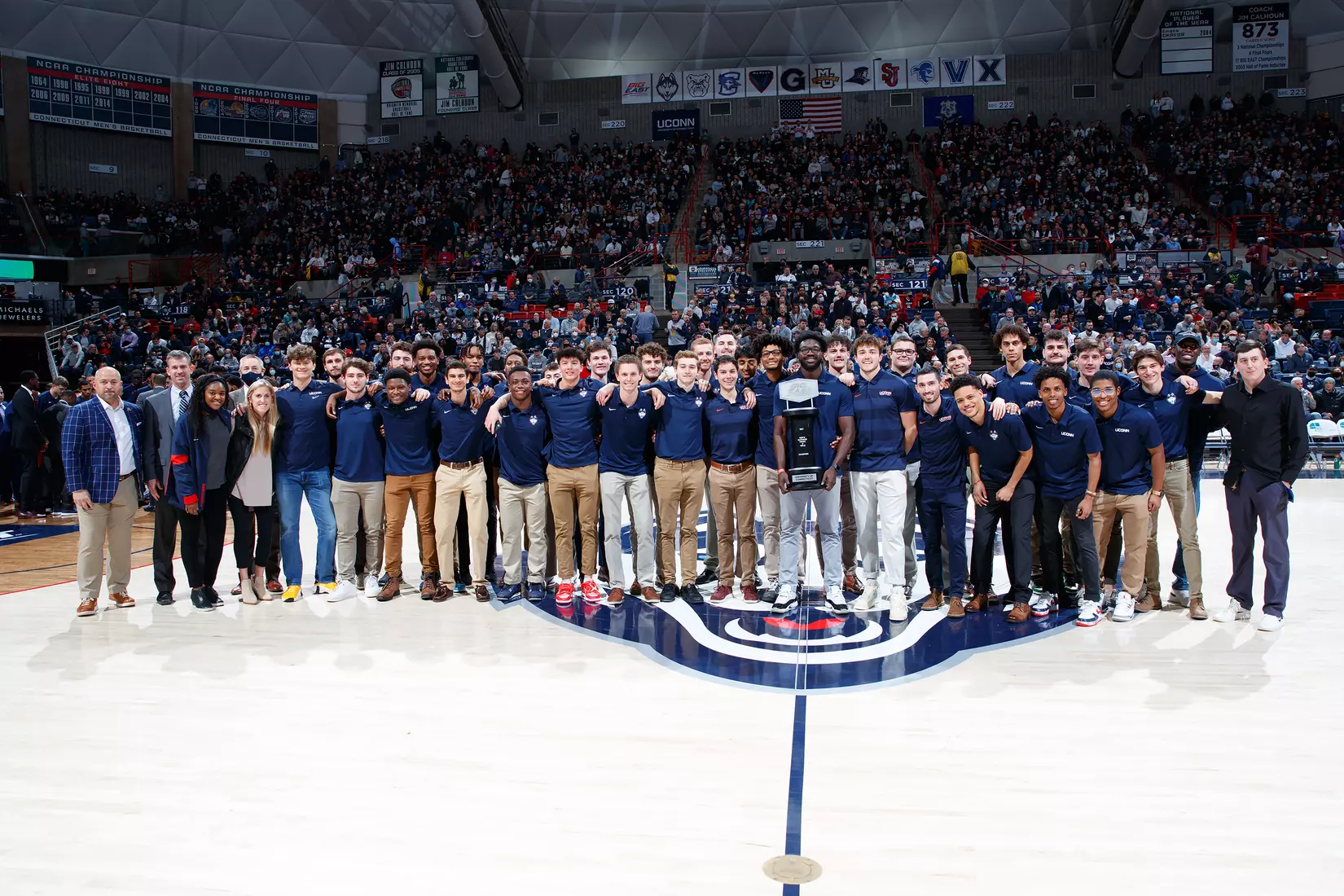 UConn vs Xavier at Gampel Pavilion 2/19/22
