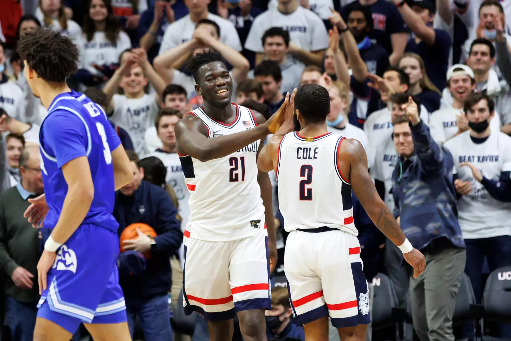 UConn vs Xavier at Gampel Pavilion 2/19/22