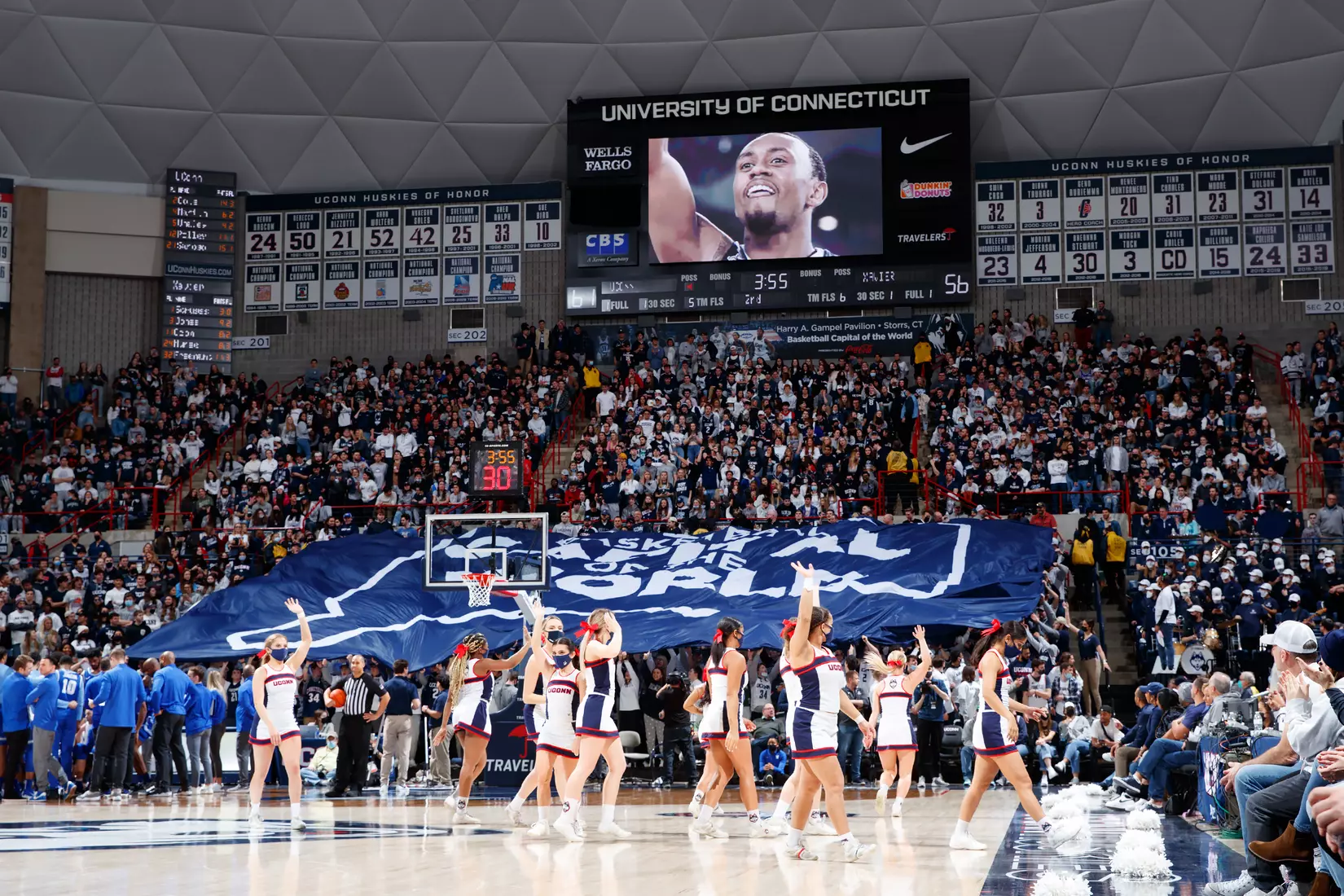 UConn vs Xavier at Gampel Pavilion 2/19/22