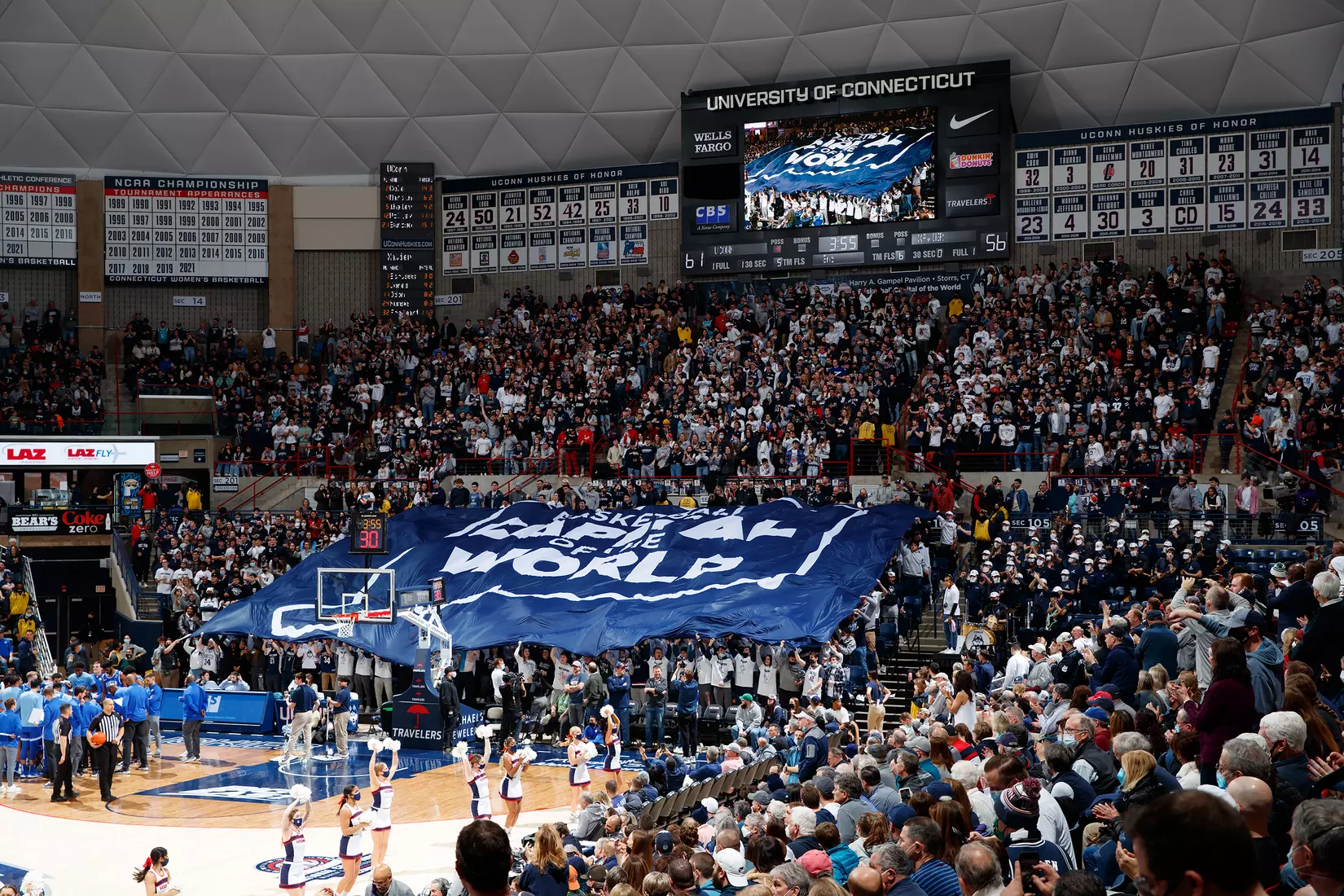 UConn vs Xavier at Gampel Pavilion 2/19/22