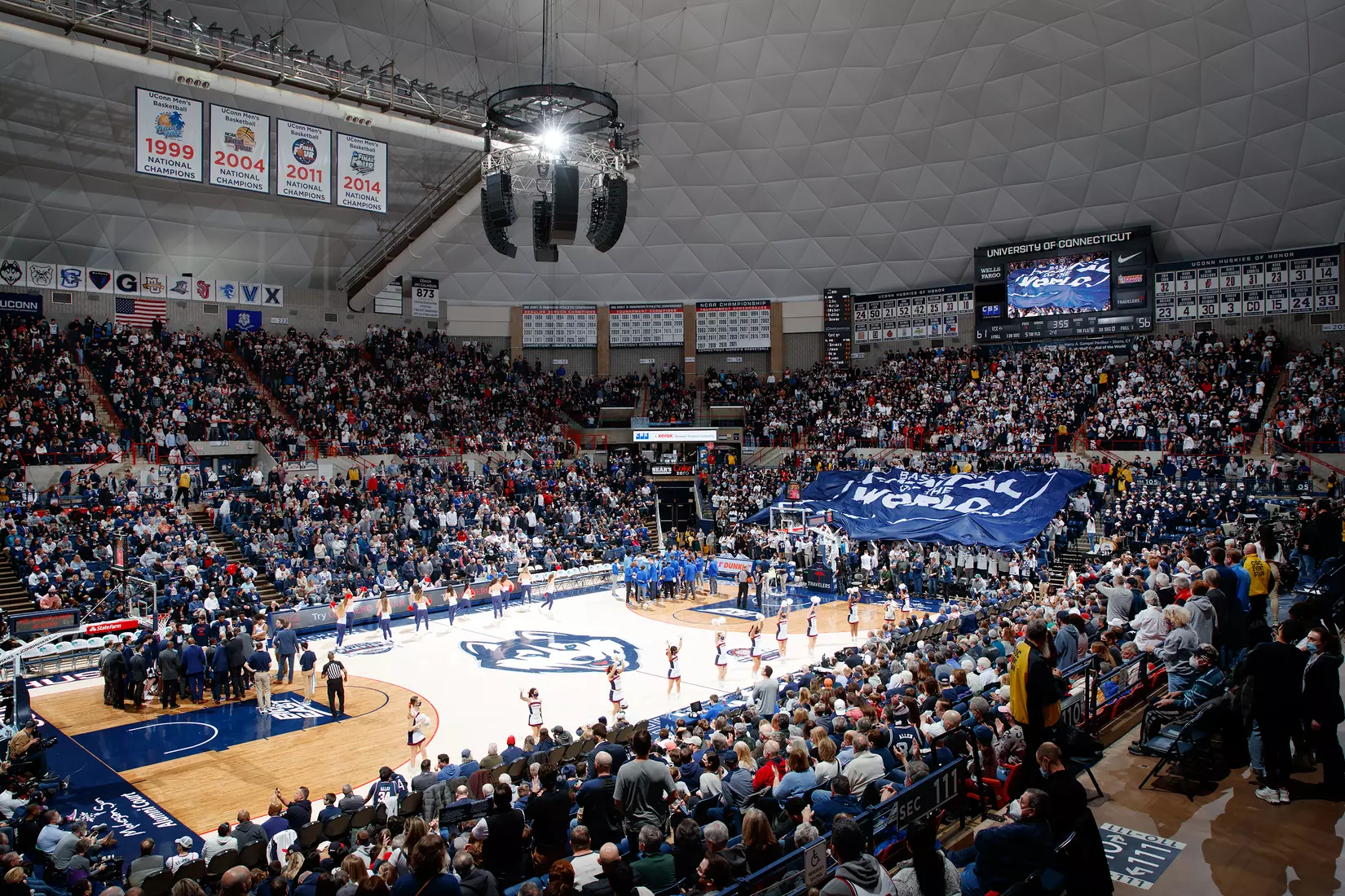 UConn vs Xavier at Gampel Pavilion 2/19/22