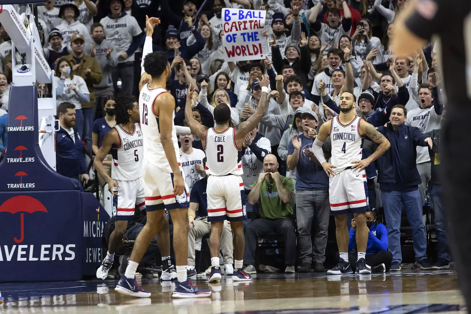 UConn vs Xavier at Gampel Pavilion 2/19/22