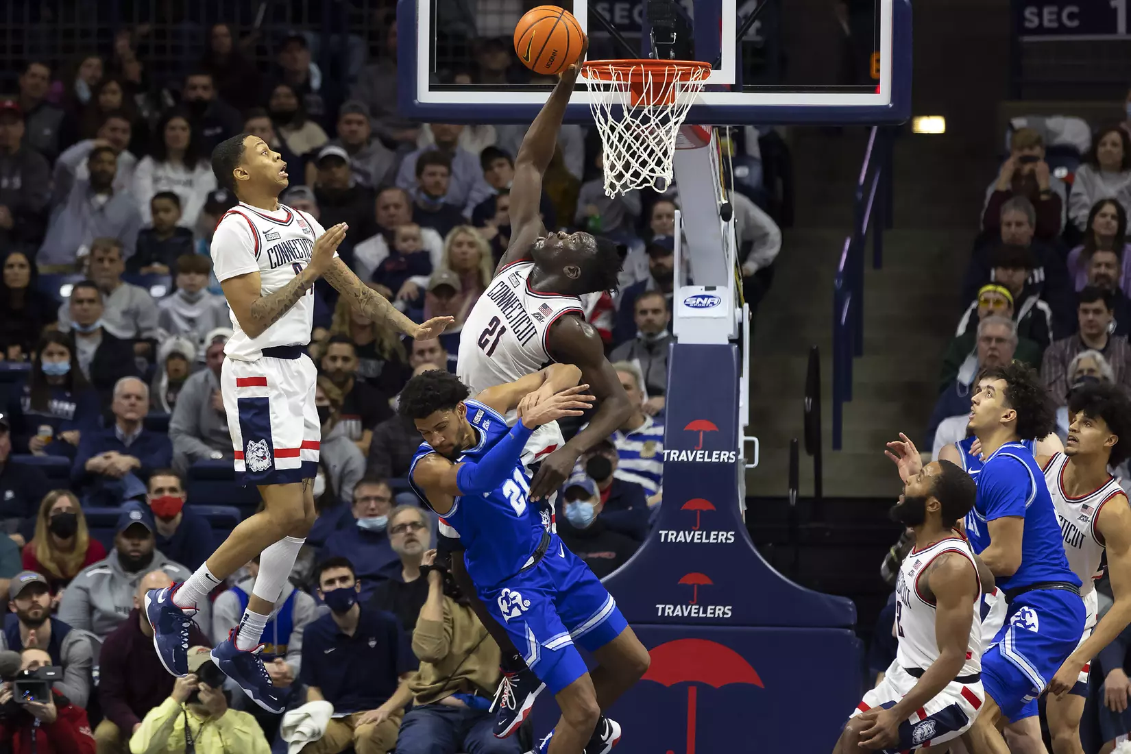 UConn vs Xavier at Gampel Pavilion 2/19/22
