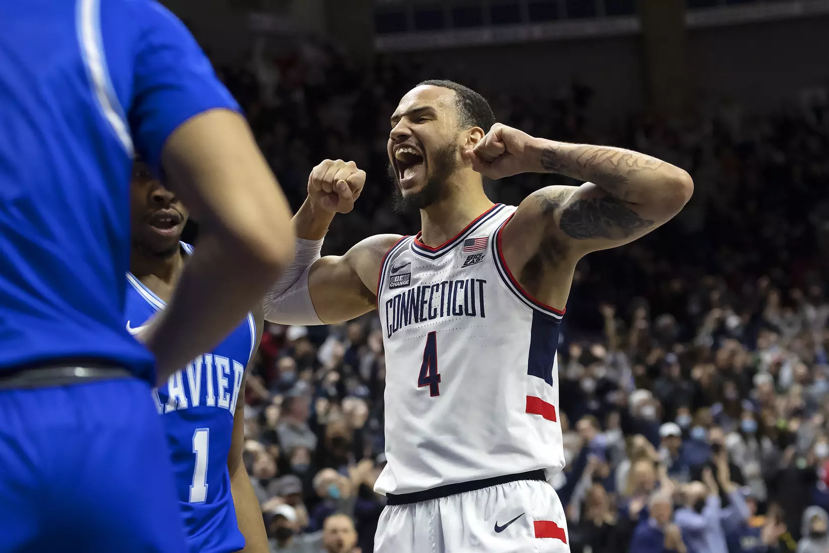 UConn vs Xavier at Gampel Pavilion 2/19/22
