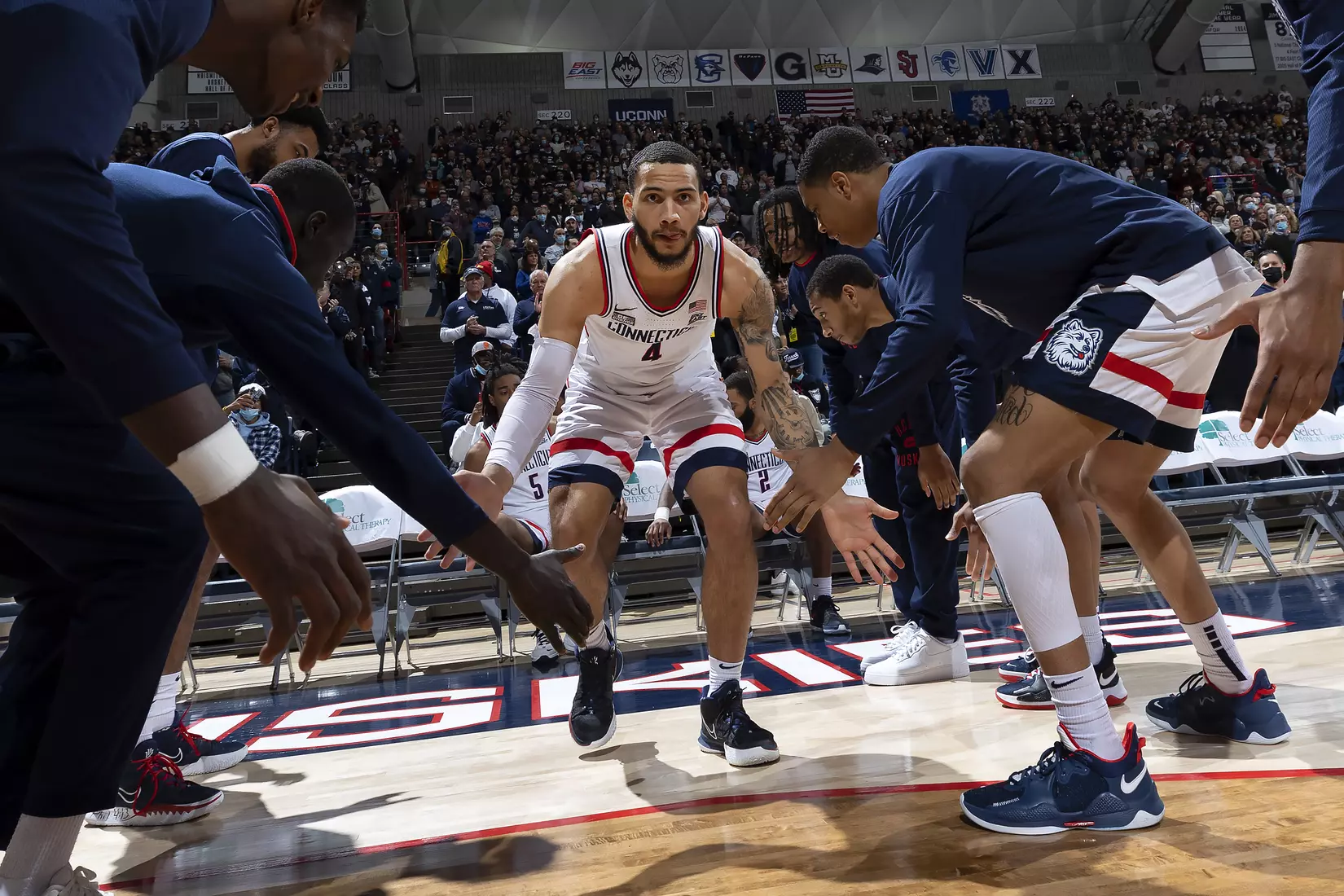 UConn vs Xavier at Gampel Pavilion 2/19/22