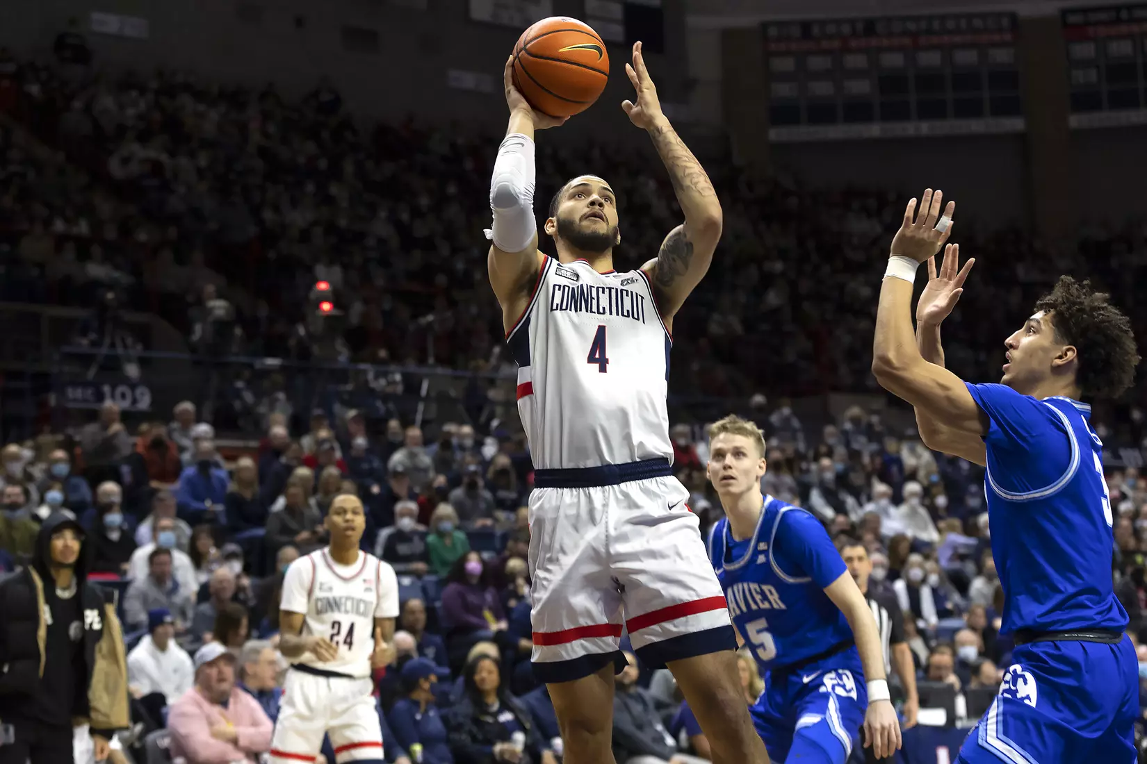 UConn vs Xavier at Gampel Pavilion 2/19/22