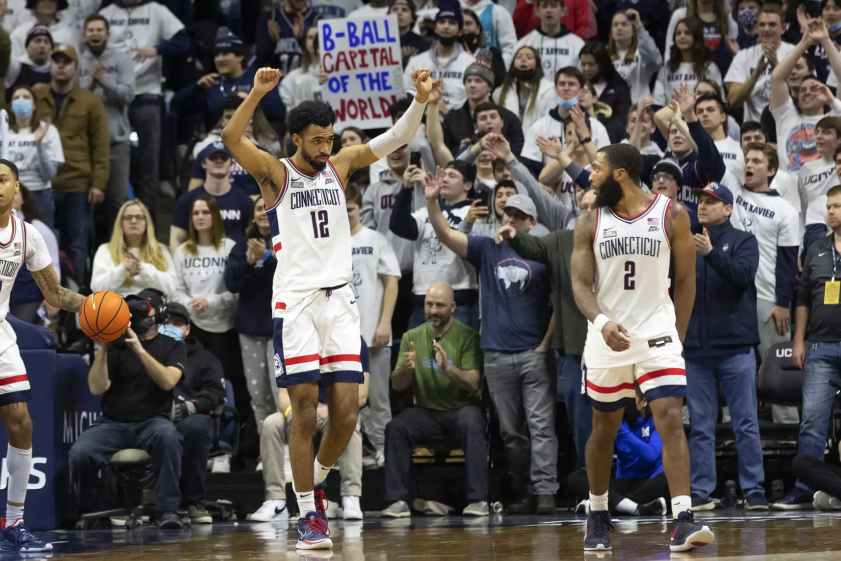 UConn vs Xavier at Gampel Pavilion 2/19/22